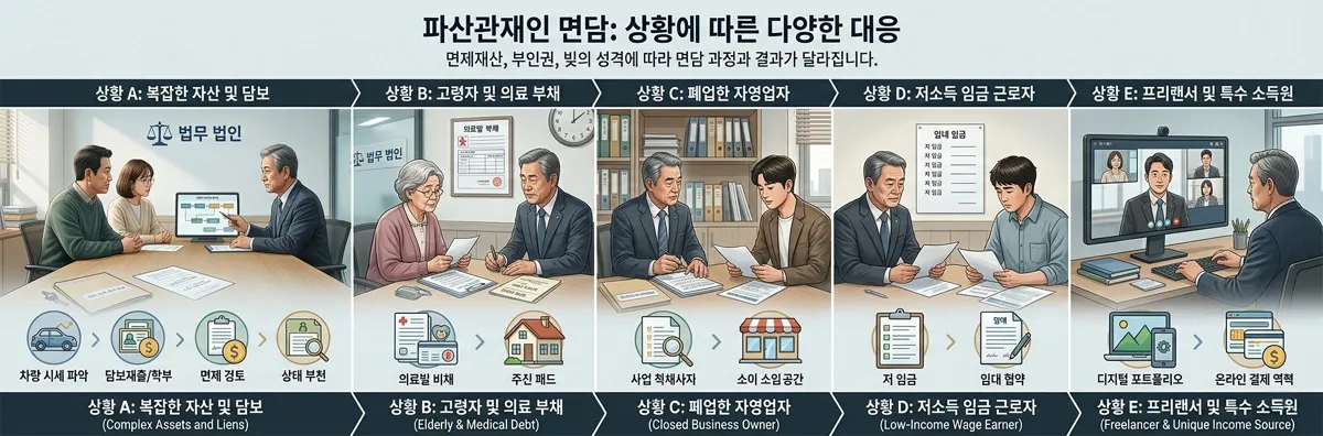 파산관재인 면담은 상황마다 다르다