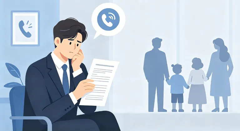 회생 신청하면 가족한테도 연락이 가나요?