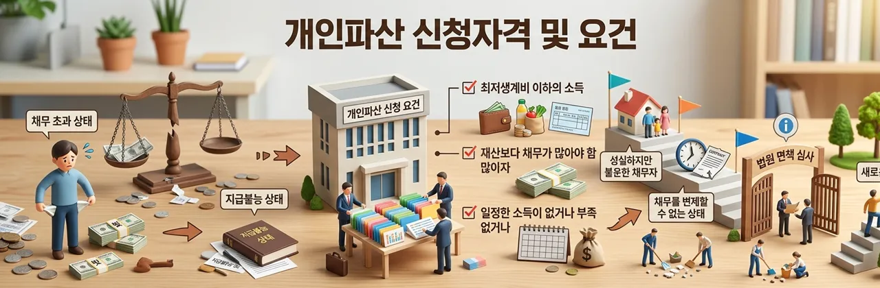 개인파산 신청자격 및 요건