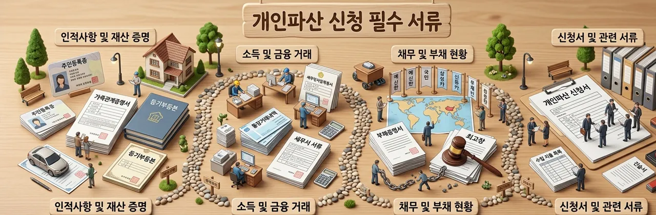 개인파산 시 필요한 서류