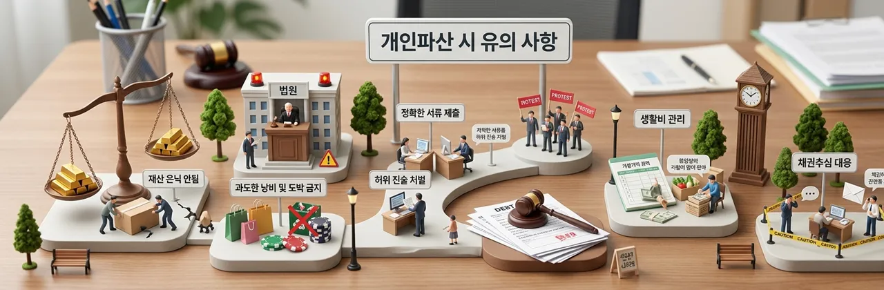 개인파산 시 유의(주의)사항
