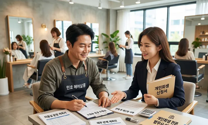 개인회생 면책 후 재신청한 미용실 운영자의 개인회생 사례