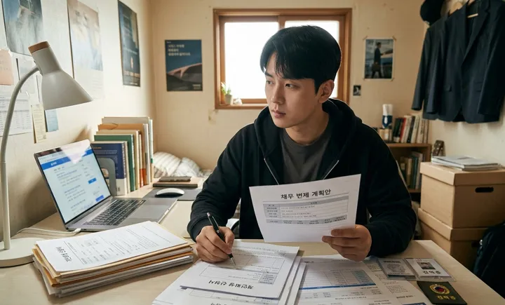전역 후 서울 취업 과정에서 증가한 채무, 20대 청년 개인회생 사례