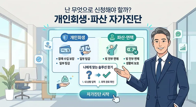 개인회생 · 파산 자가진단